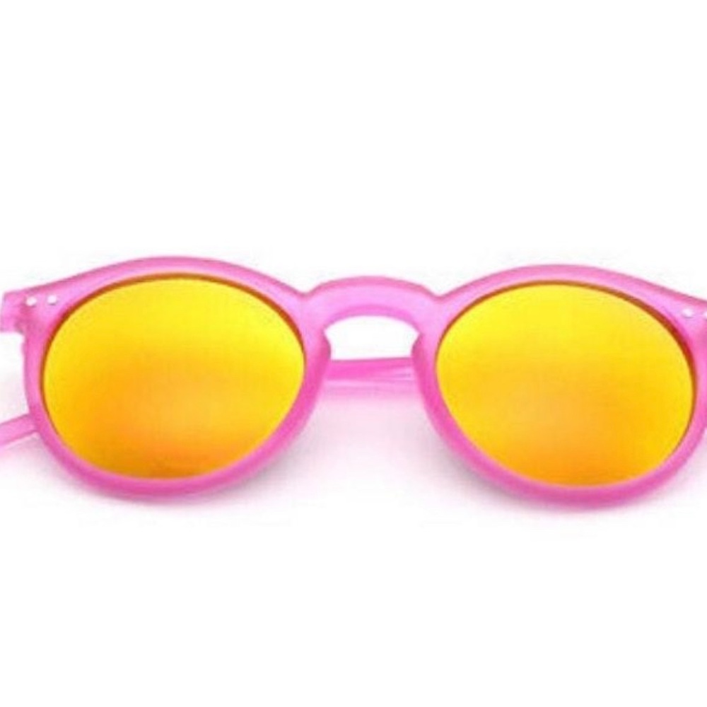 Pink Reflective Sunglasses - Picture 2 of 4